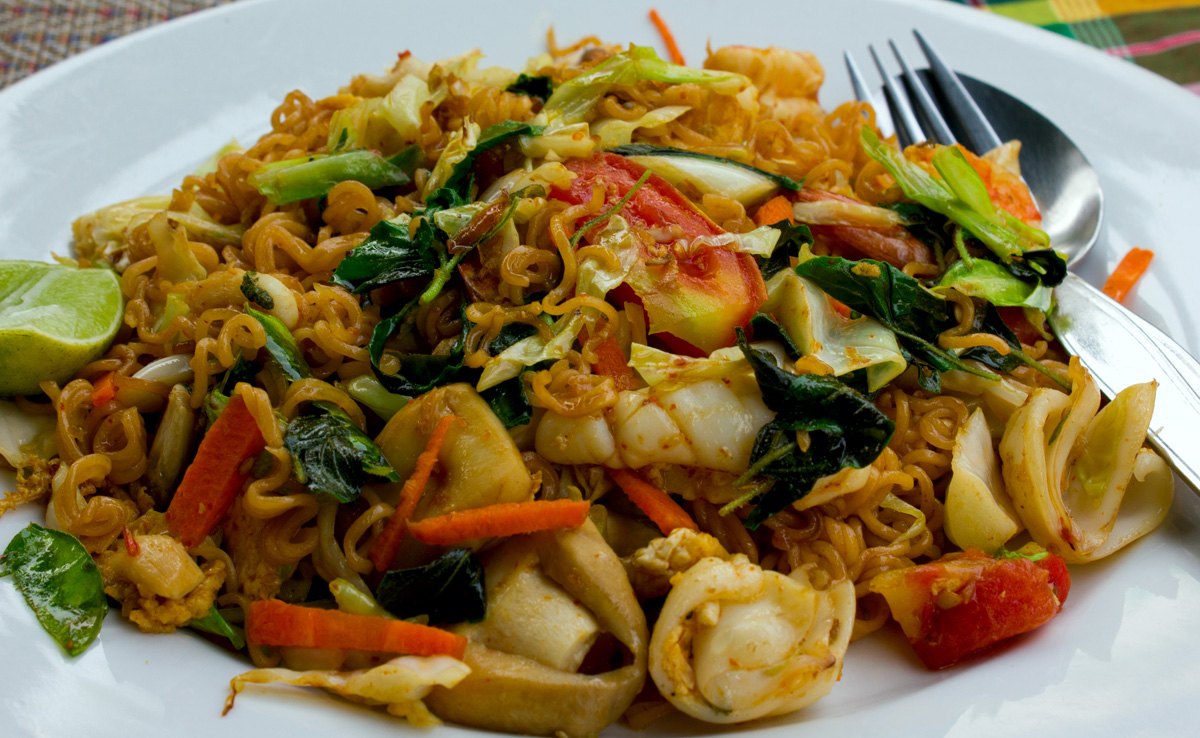 11. Pad ki mau seafood